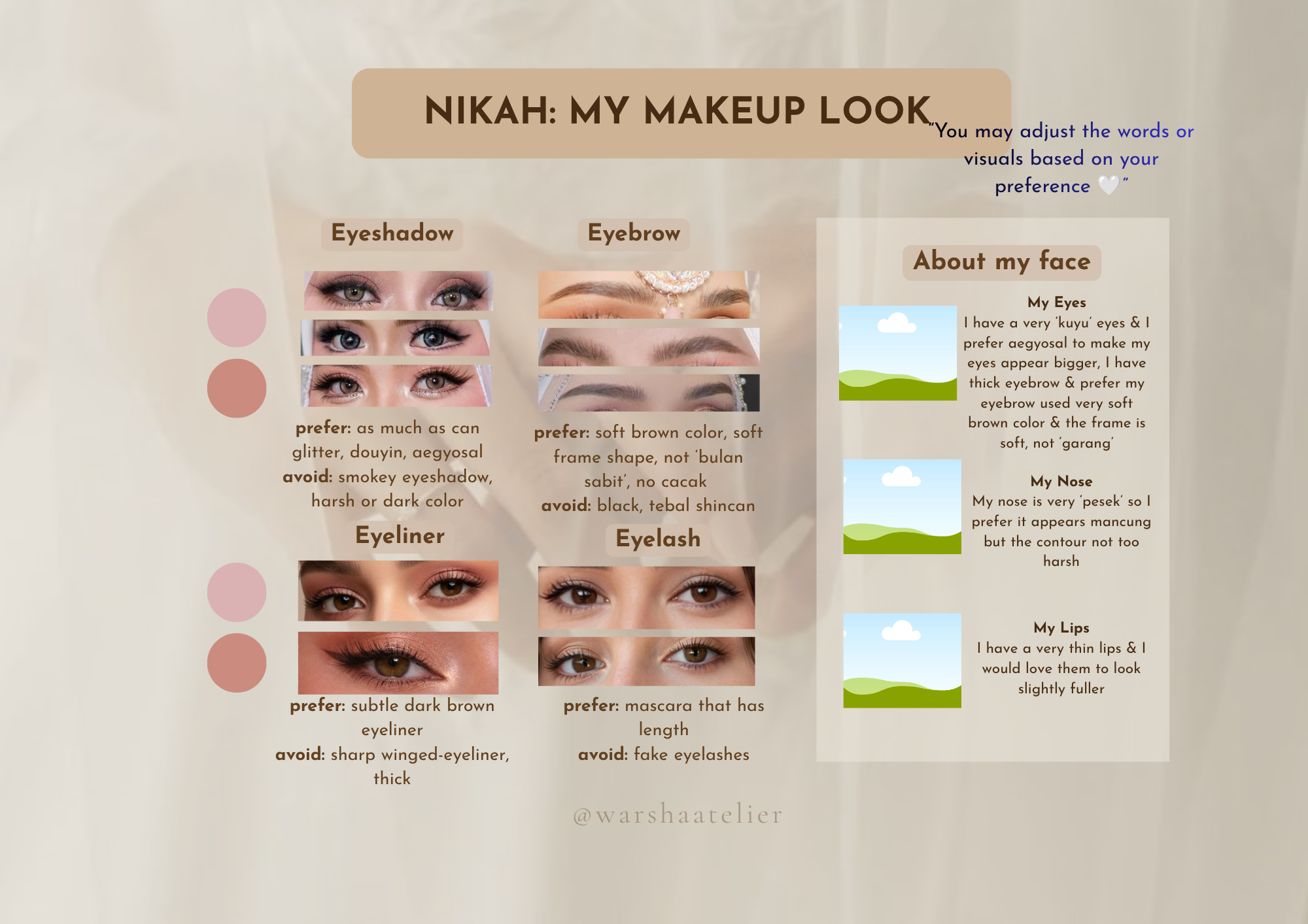 Wedding Makeup Moodboard — image 4